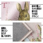 画像2: 公式ライセンス ピーターラビット シェニールキッチンマット180 (2)