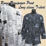 画像1: RINGS NEWSPAPERロングTシャツ (1)