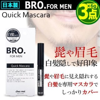 Bro ブロ For Men部分白髪染めクイックマスカラ 1点