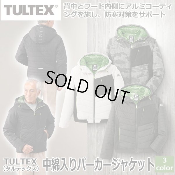 tultex 人気 中綿ライダースジャケット