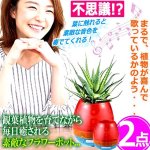 画像1: 音楽を奏でる観葉植物を育てるスマートフラワーポット[2点] (1)