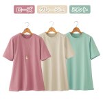 画像4: 汗染み加工強撚綿100%Tシャツ3色組 (4)