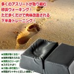 画像2: 足腰が強くなる！リビングで砂浜ウォーク！左右セパレート式サンドステッパー (2)