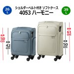 画像8: トラベル用スーツケース「LEGEND WALKERショルダーベルト付きソフトケース4053ハーモニー／39L」 (8)