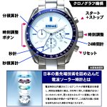 画像3: 東海道新幹線開業60周年記念 新幹線N700typeA電波ソーラークロノグラフ[2種ベルトセット]  (3)