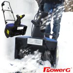 画像9: 送料無料！雪掻きから雪上げまで！PowerG電動ハイパワー除雪機スノーブロワー1400W (9)