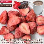 画像10: ホワイトチョコがたっぷりしみ込んだイチゴ＆ギラデリ プレミアムホットココアミックス2包セット (10)