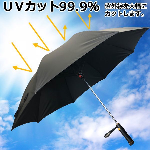 扇風機付き晴雨兼用傘「ファン付きアンブレラ」ORG-FUB
